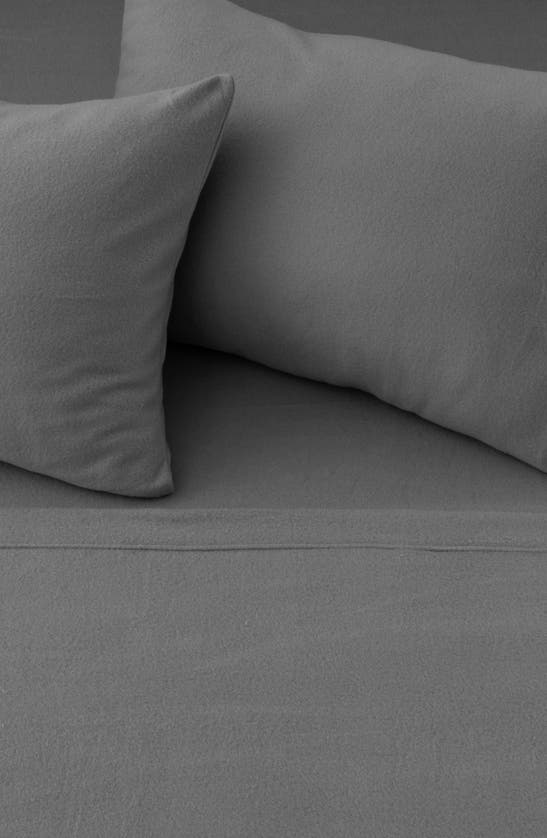 Woven & Weft Super Soft Extra Plush Fleece Sheet Set In Paloma Grey
