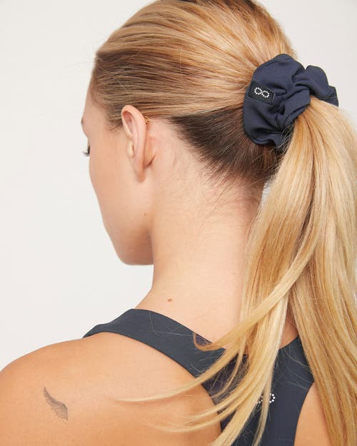 Shop Rebody Active Cinch Scrunchi Hair Tie In Space Navy