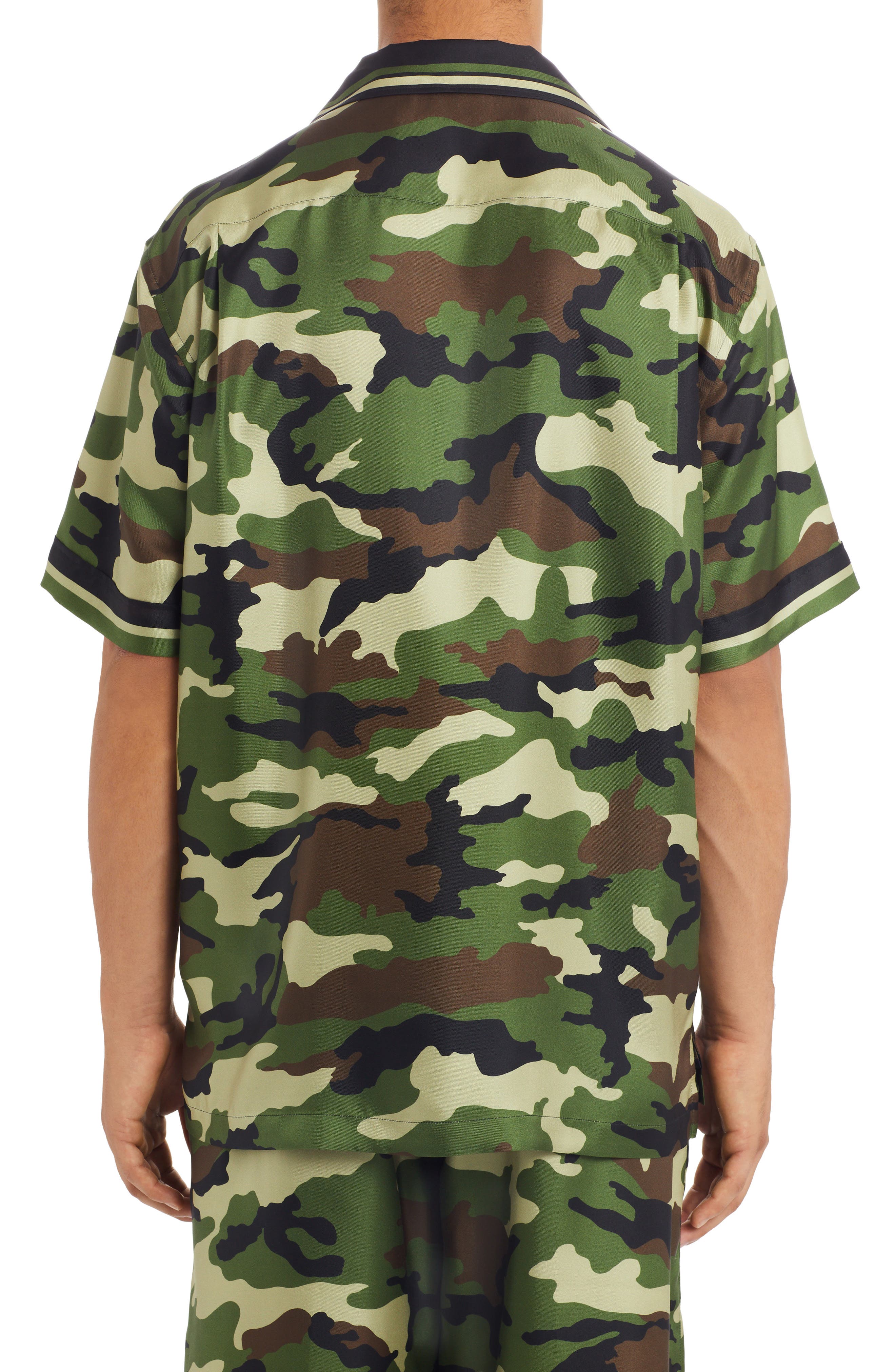 Dolce\u0026Gabbana Camouflage Short Sleeve 