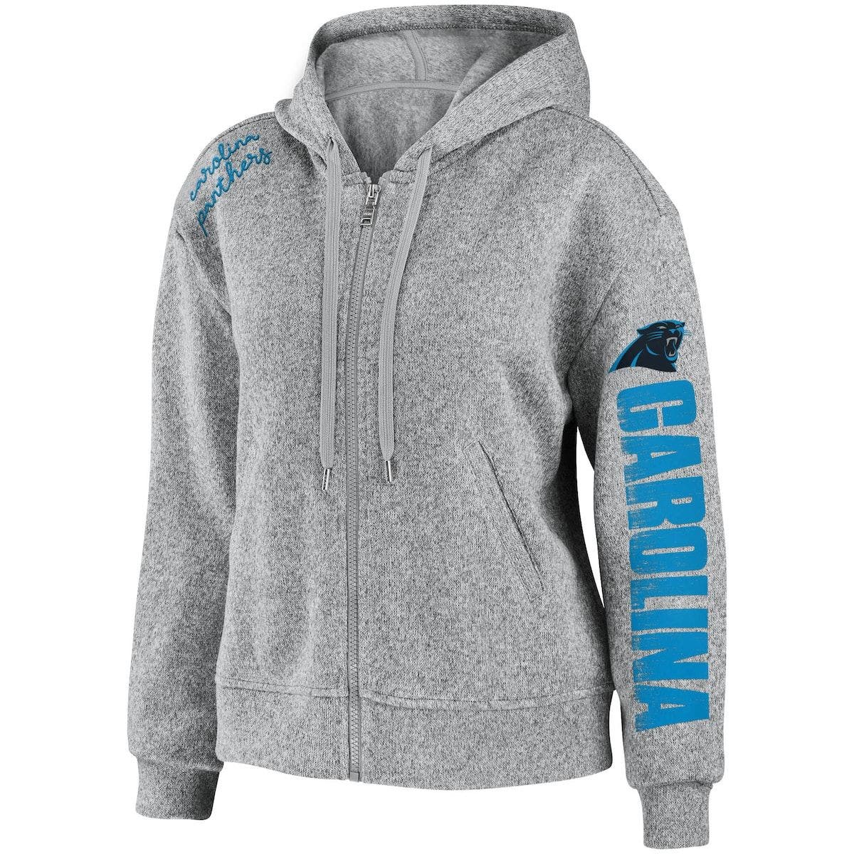 carolina panthers full zip hoodie