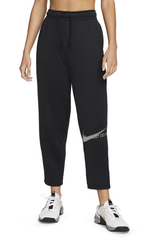 All Time Therma-FIT Ankle Sweatpants in Black/Light Iron Ore/White