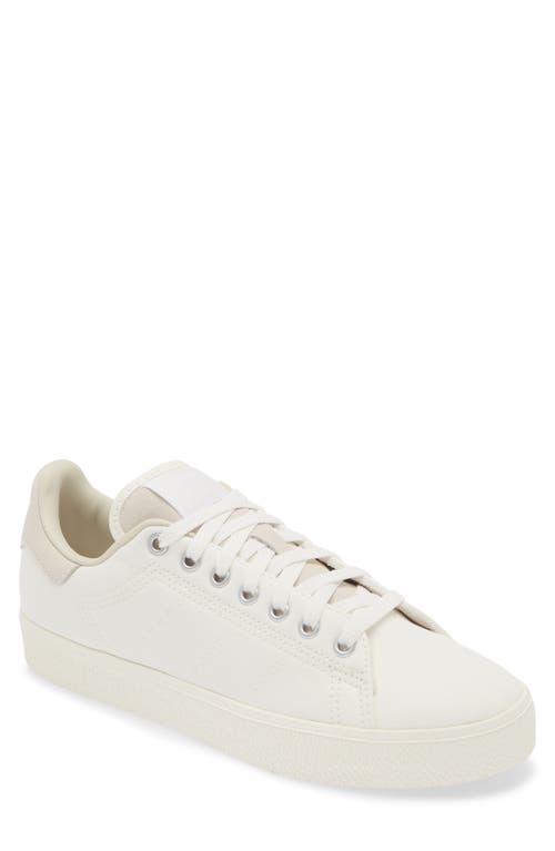 Adidas Originals Adidas Stan Smith Canvas Low Top Sneaker In Core White/alumina/silver