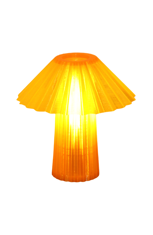 Sofiest Designs Umbrella Table Lamp In Transparent Orange