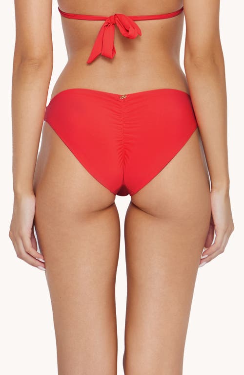 Pq Swim Chain Strap Bikini Bottom In Tangerine In Milos