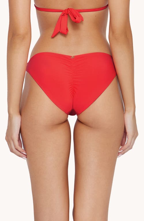 Shop Pq Swim Ruched Bikini Bottoms In Milos