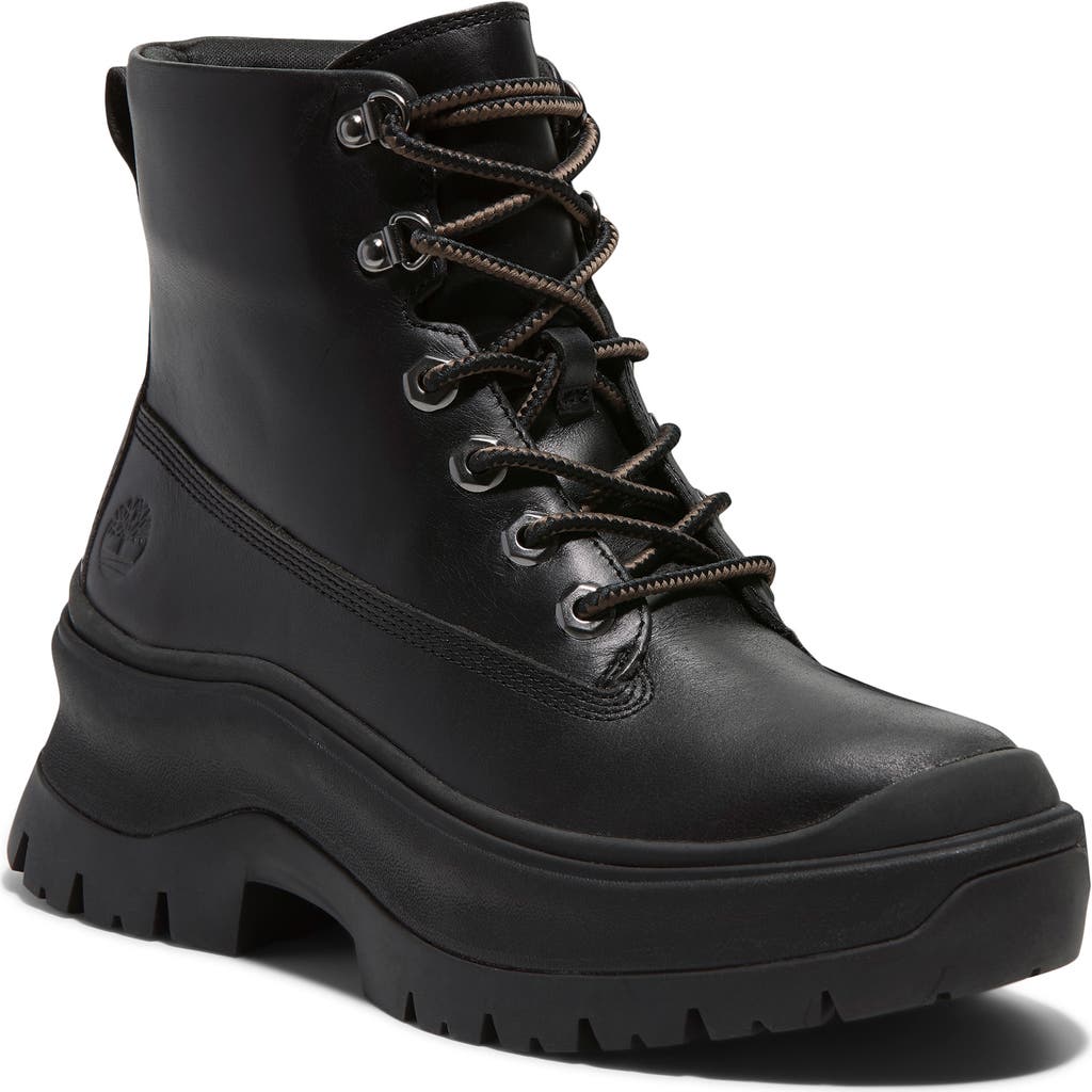 Timberland 60mm Logo-debossed Ankle Boots In Black Full Grain