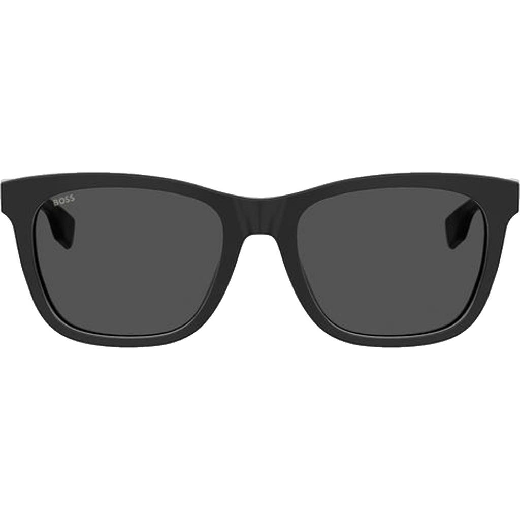 Hugo Boss Boss 56mm Rectangular Sunglasses In Black