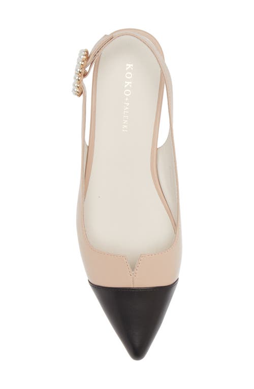 KOKO + PALENKI KOKO + PALENKI STELLA POINTED CAP TOE SLINGBACK PUMP 