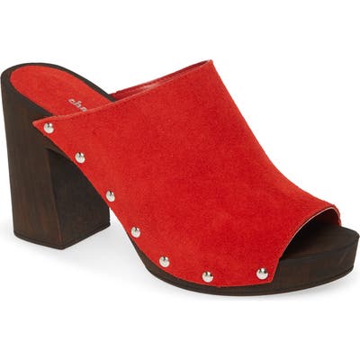 Charles David Electric Slide Sandal - Red