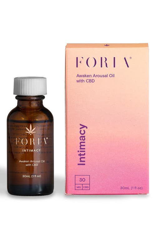 FORIA Awaken Arousal Oil with CBD at Nordstrom, Size 1 Oz