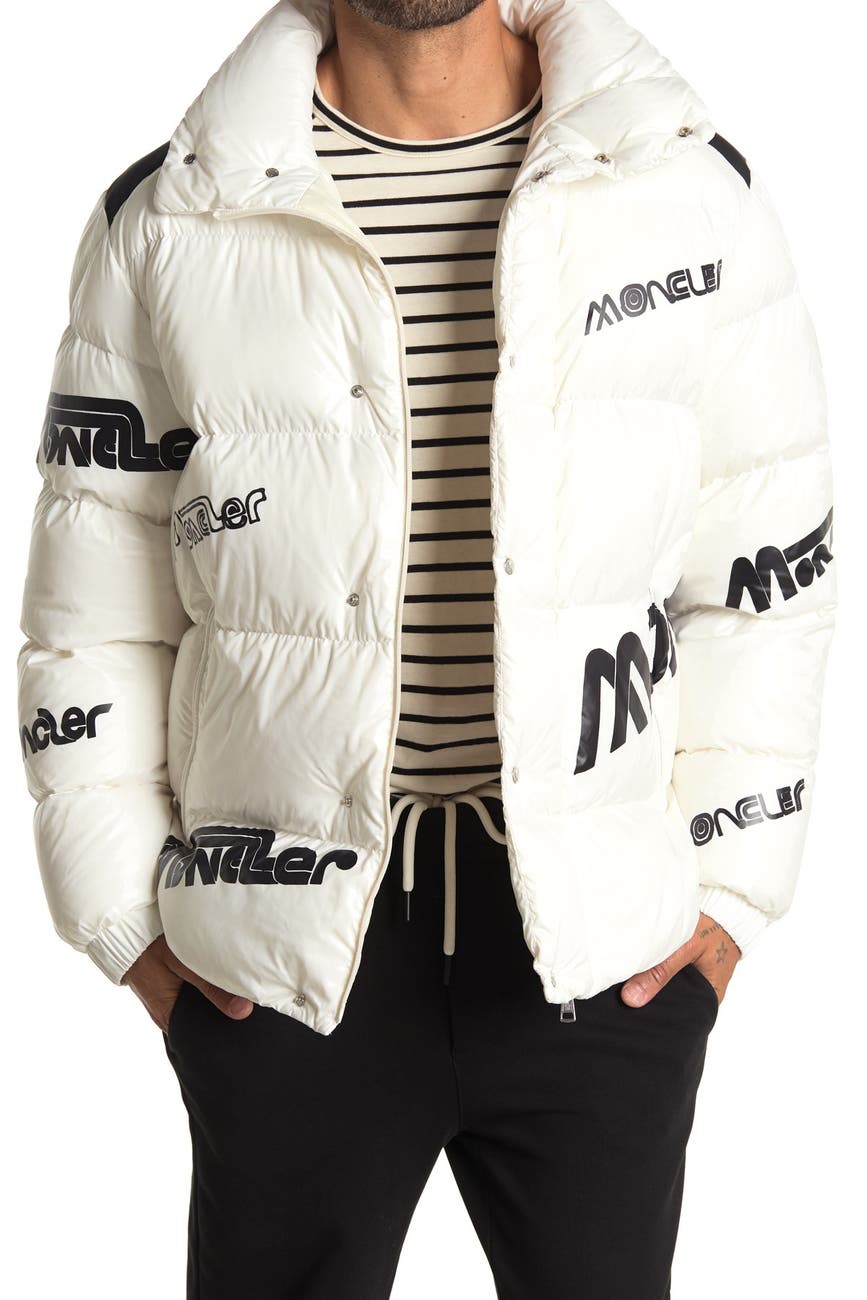 Moncler | Logo Print Puffer Jacket | Nordstrom Rack