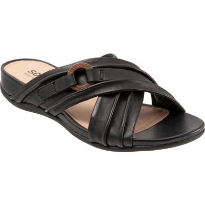 Softwalk Taza Sandal, Black