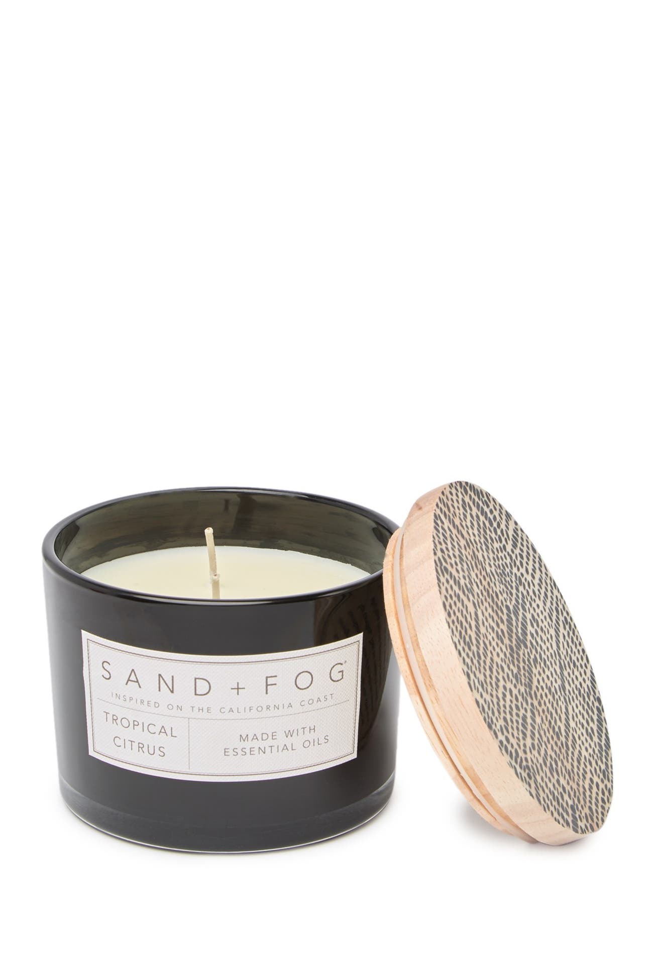 SAND AND FOG Tropical Citrus Painted Lid Candle 12 oz. Nordstrom Rack