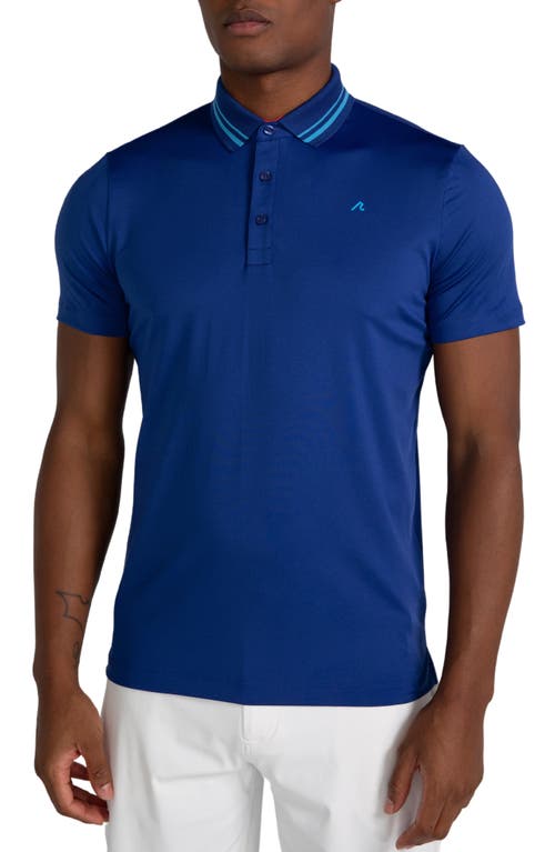 Redvanly Cadman Performance Golf Polo In Blue