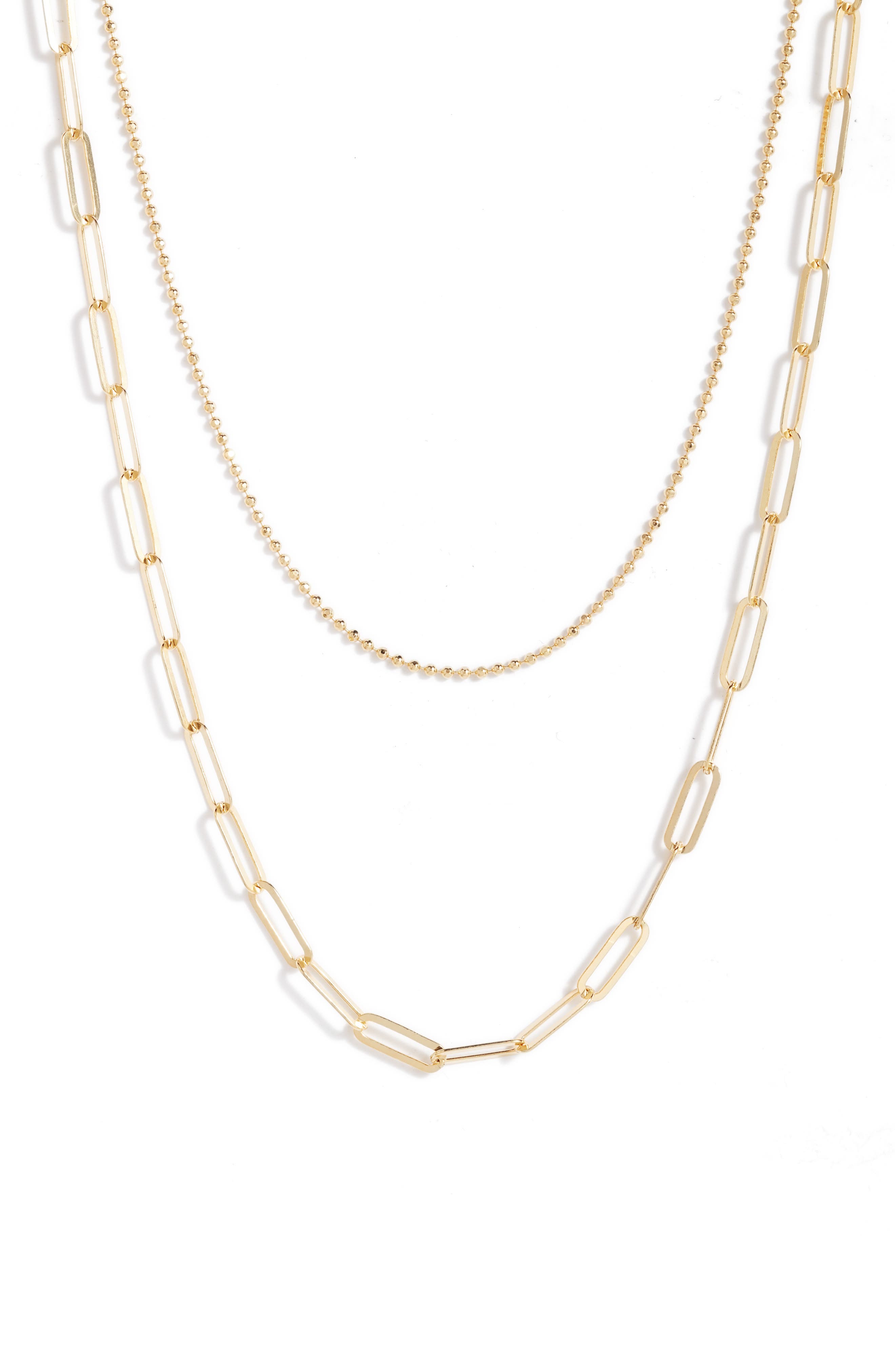 womens gold layering necklace | Nordstrom