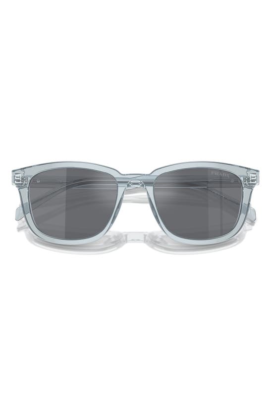 Shop Prada 55mm Pillow Sunglasses In Blue