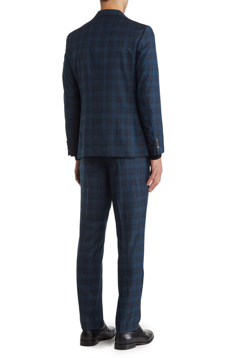 SAVILE ROW CO Trim Fit Plaid Suit | Nordstromrack