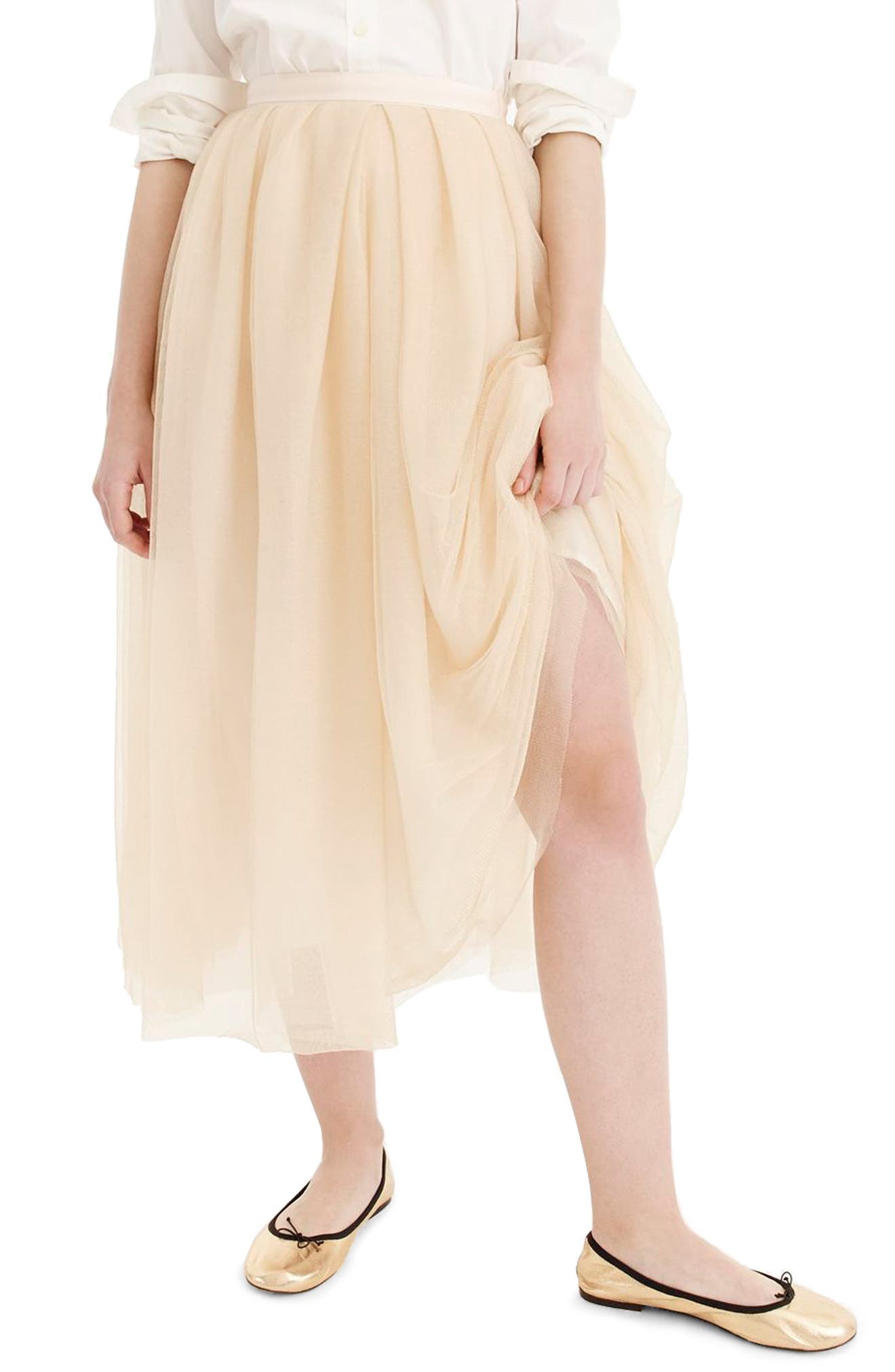 long tulle skirt jcrew