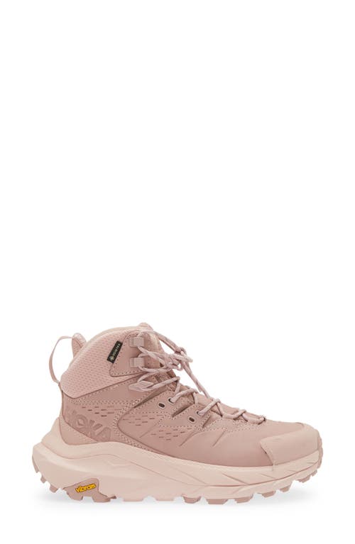 Hoka Kaha 2 Gtx Waterproof Hiking Boot In Pale Mauve/peach Whip