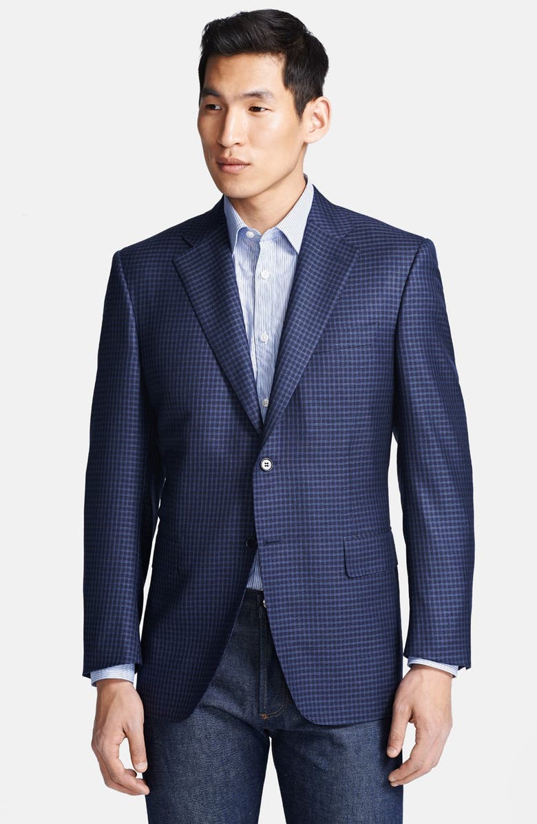 Canali Classic Fit Check Sportcoat | Nordstrom