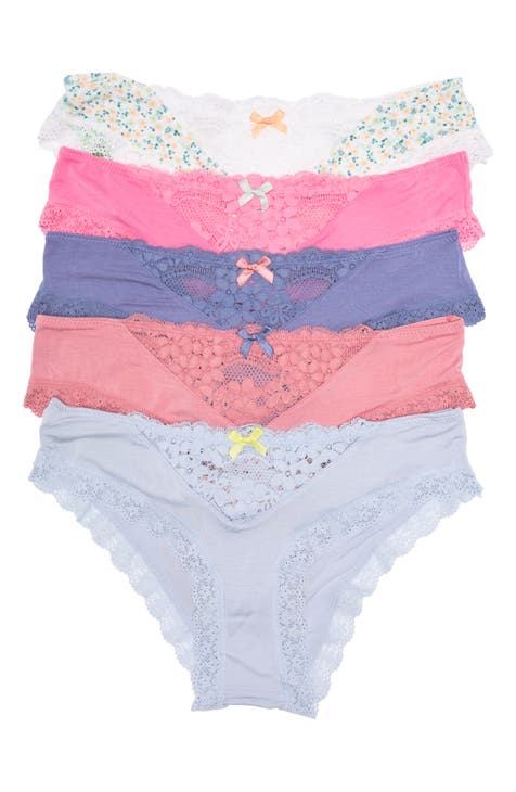 Shop Honeydew Intimates Nylon Bi-color Plain Underwear by