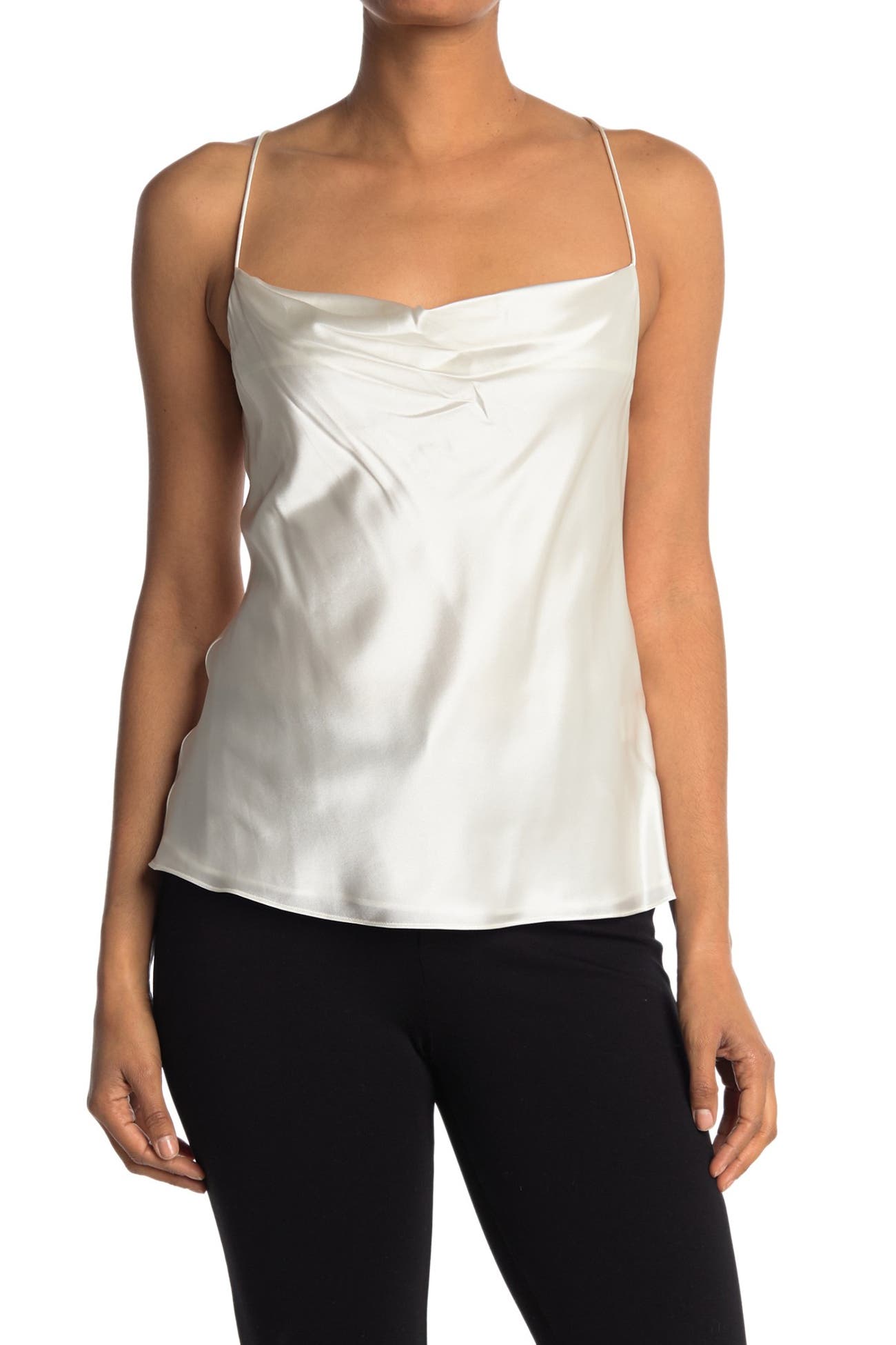 Nicole Miller Cowl Neck Silk Blend Camisole Nordstrom Rack 