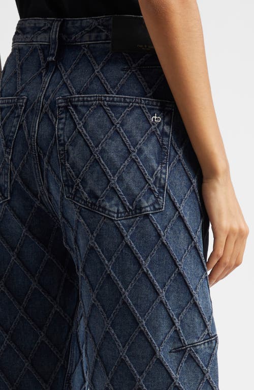 Shop Rag & Bone Charlie Quilted High Waist Barrel Jeans In Karina Ltd