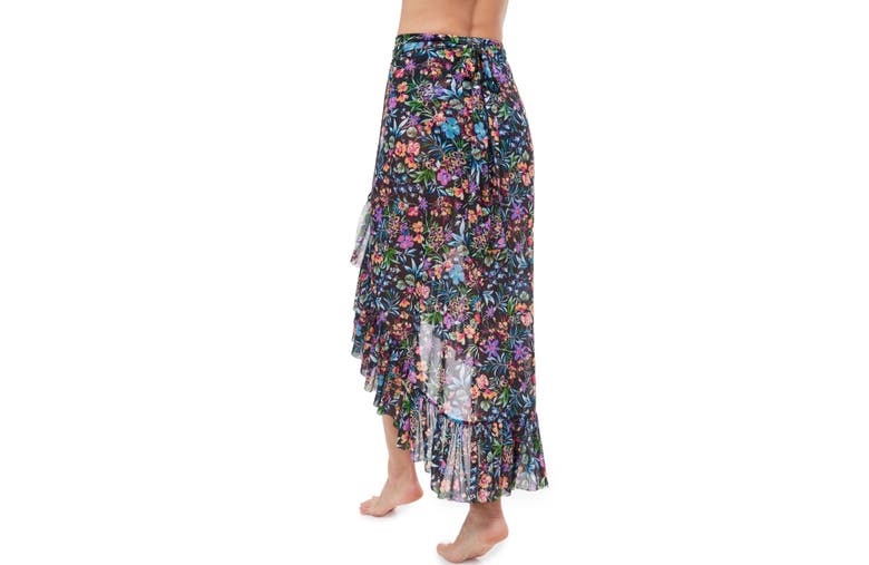 PROFILE BY GOTTEX PROFILE BY GOTTEX FLORA MESH WRAP LONG SKIRT