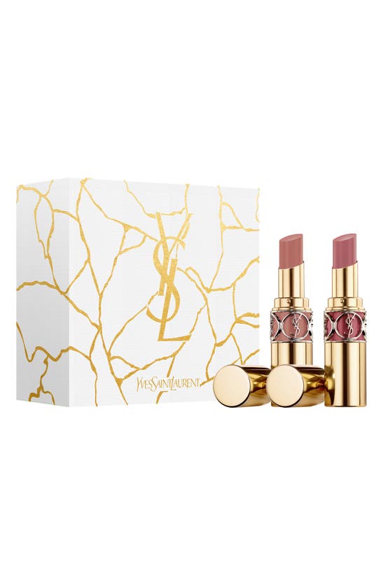 Saint Laurent Rouge Volupté Shine Oil-in-stick Lipstick Balm $86 Value In White