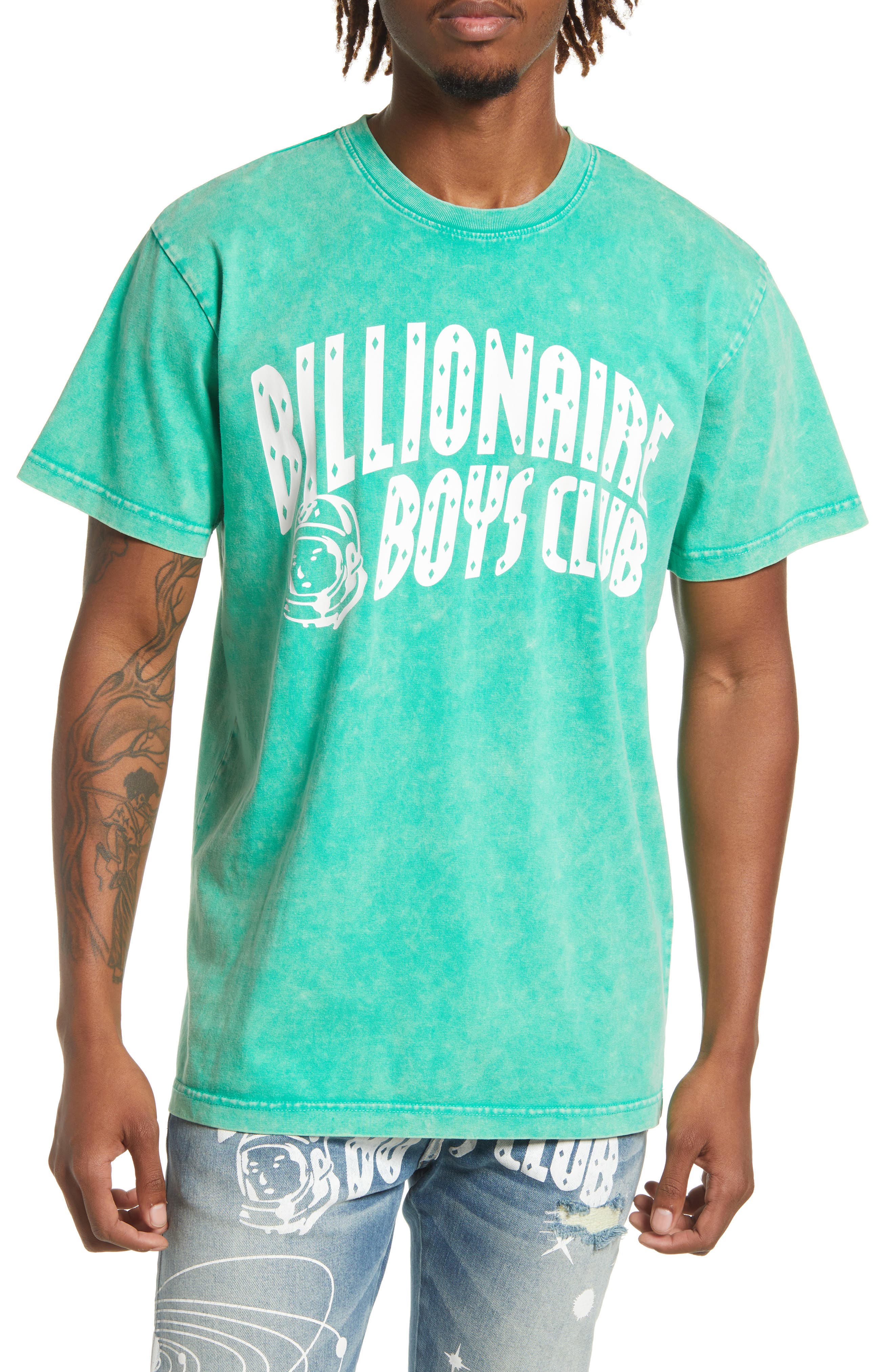 BILLIONAIRE $ Cotton Men T-ShirtLifestyle Boys ClubARMY GREEN CAMO 