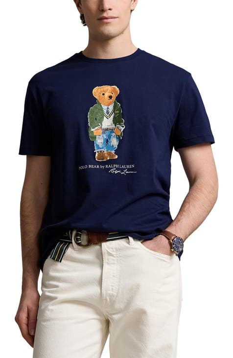 Polo Bear Cotton Graphic T-Shirt