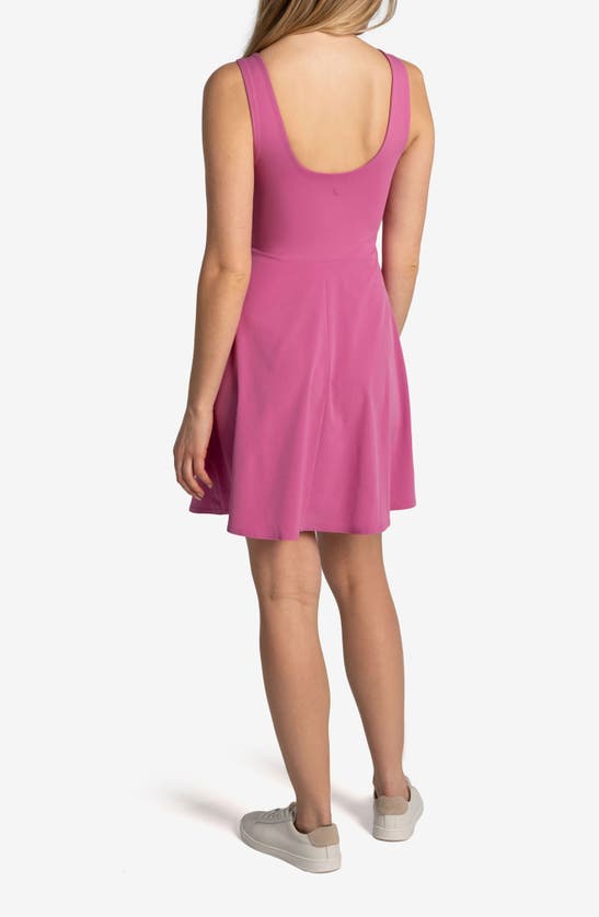 Shop Lole Momentum Tank Dress In Lychee