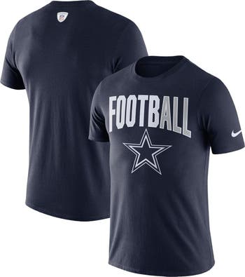 Men's Dallas Cowboys Nike Navy Sideline Arch Jersey Performance