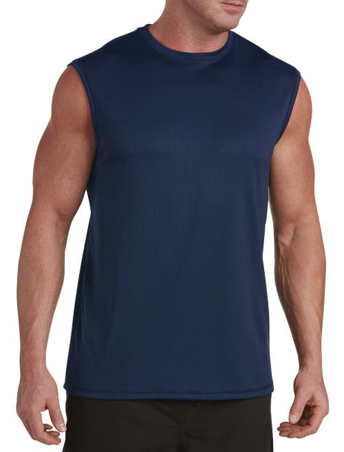 Xdmy Harbor Bay By Dxl Muscle Swim T-shirt In Navy
