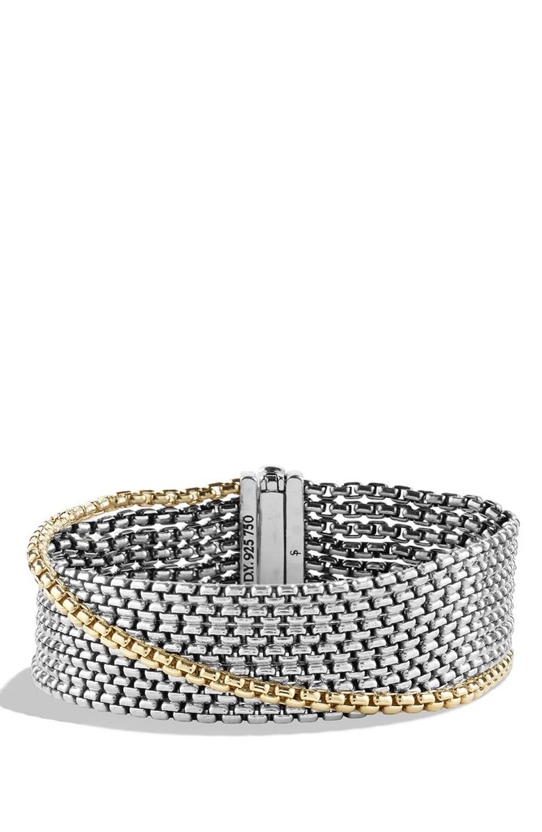 David Yurman Chain Box Chain Eight Row Bracelet With Gold Nordstrom