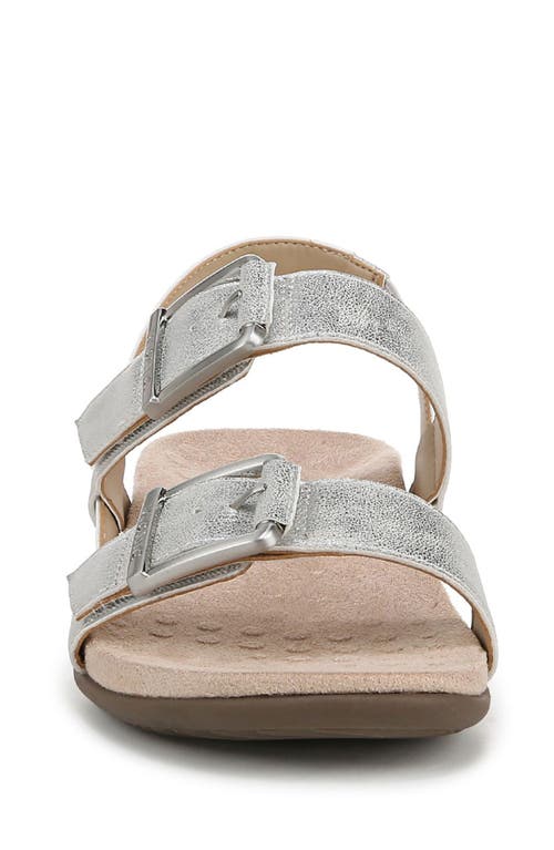 Shop Vionic Reese Slingback Sandal In Silver