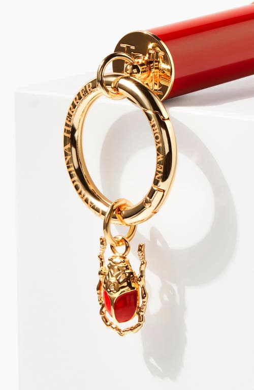 Carolina Herrera The Charm Accessory In Red Beetle