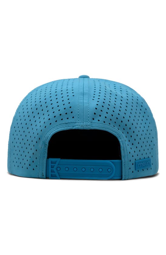 Melin Hydro Coronado Brick Snapback - White/Electric Blue