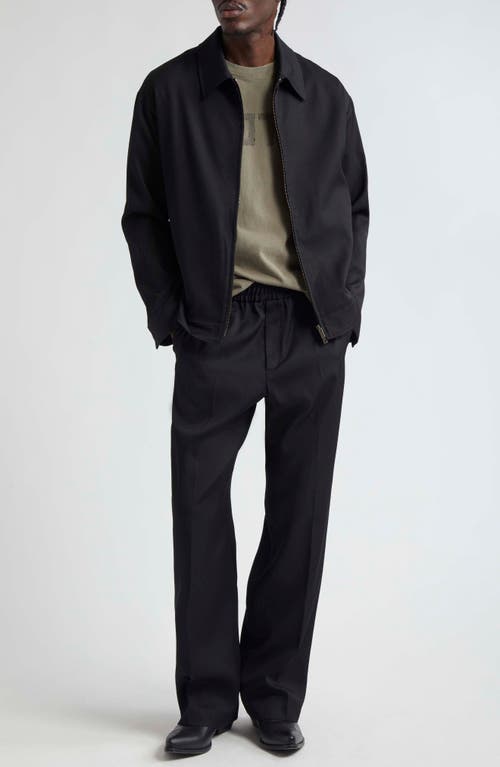 Shop Golden Goose Luther Wool Gabardine Coach's Jacket In Black