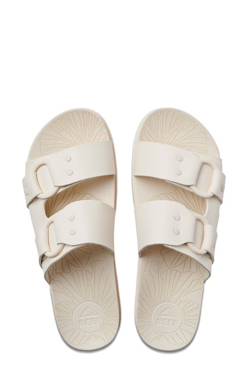 Reef Cushioned Vera Cruz Slide Sandal In Whisper White