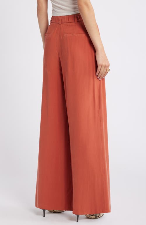 OPEN EDIT OPEN EDIT HIGH WAIST WIDE LEG TROUSERS 