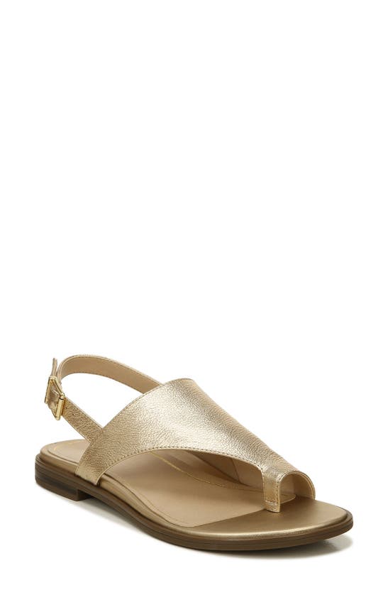 Vionic Ella Toe Loop Sandal In Gold
