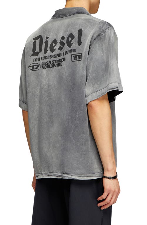 Shop Diesel ® S-ghent Camp Shirt In Black