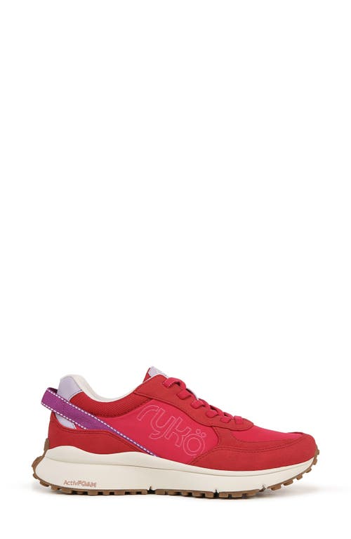 Shop Ryka Rykä Jog On Sneaker In Salsa Red