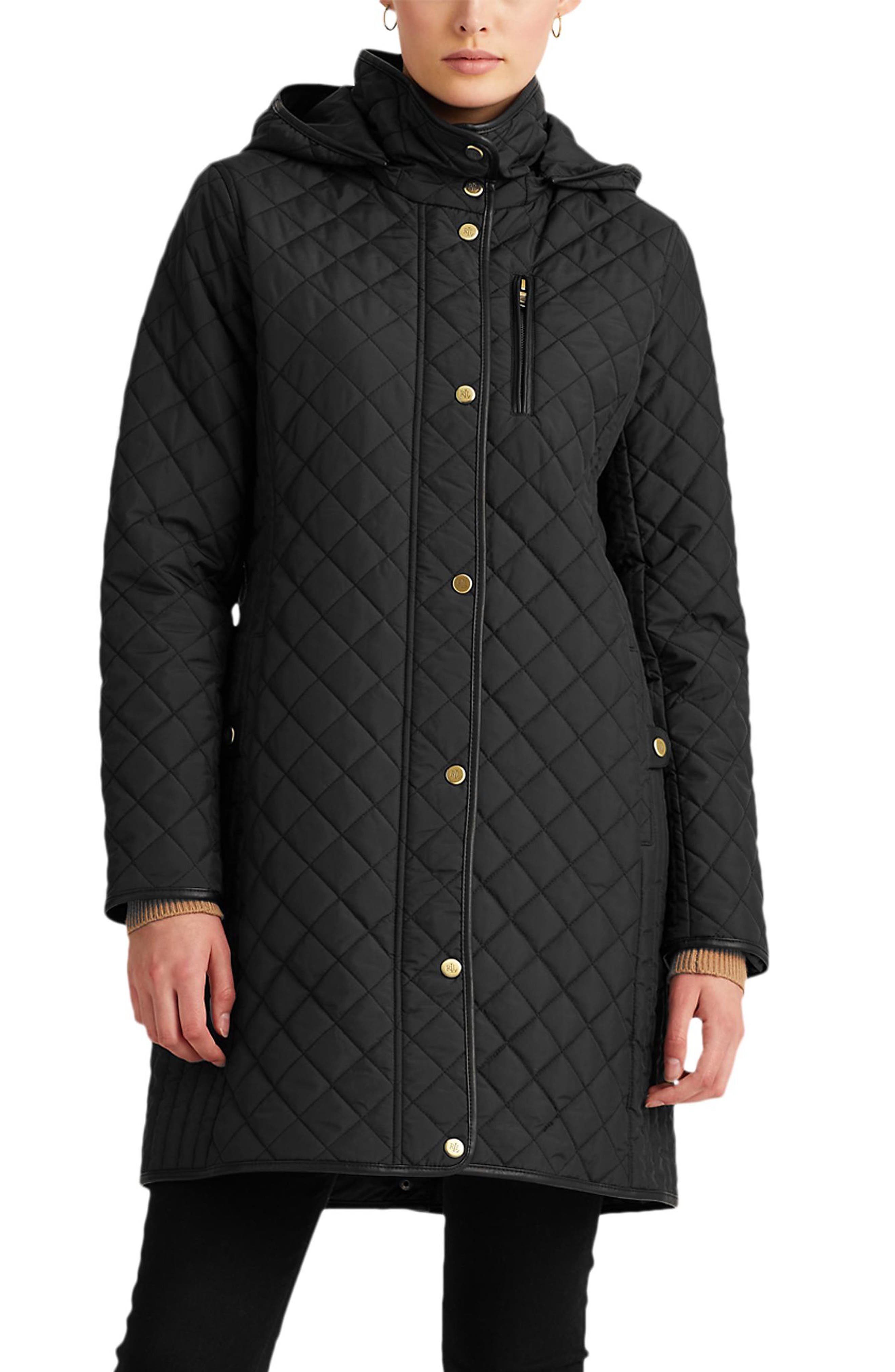 Lauren Ralph Lauren Quilted Hooded Coat Nordstrom