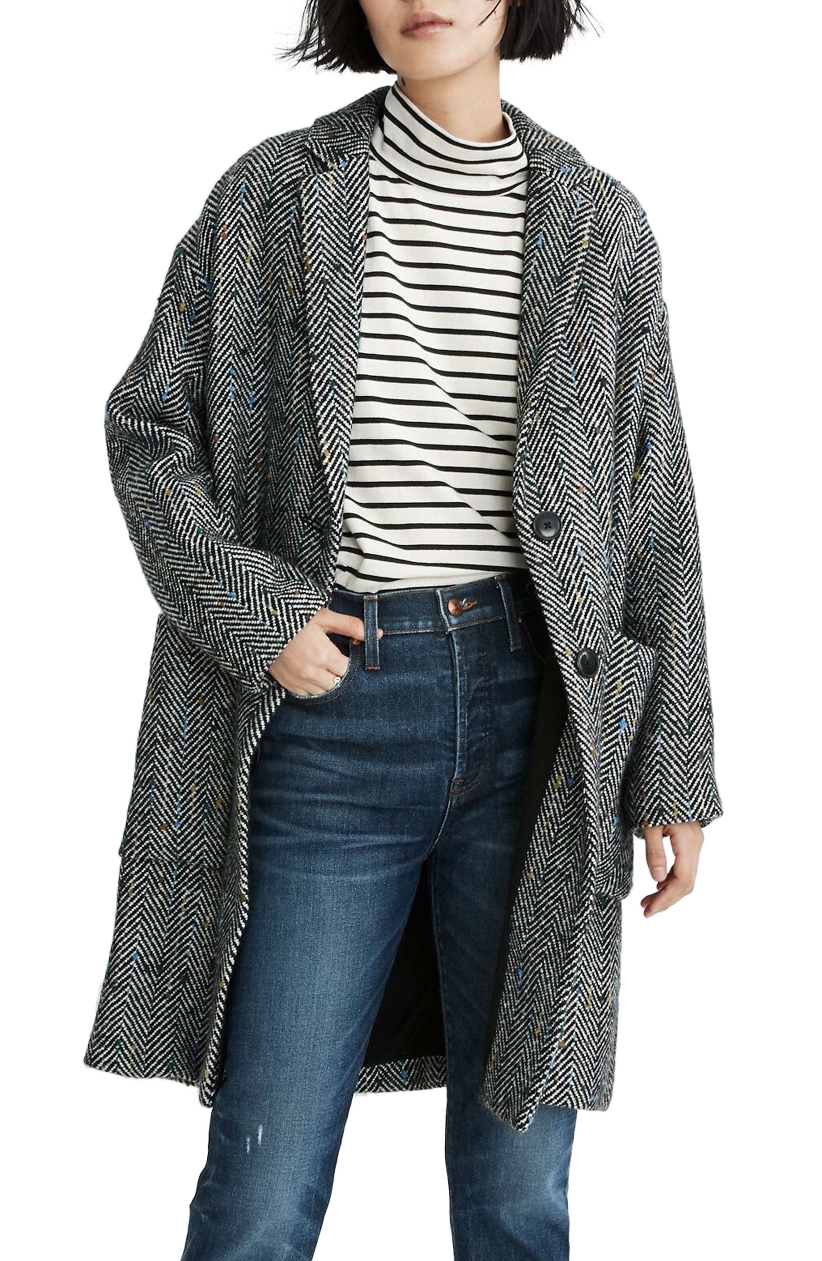 Madewell Elmcourt Herringbone Coat Nordstrom