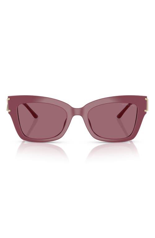 Michael Kors 52mm Square Sunglasses In Purple