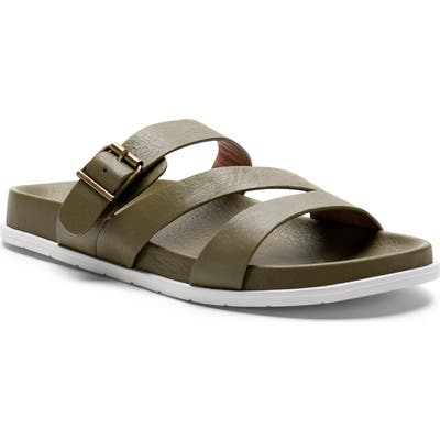 Blondo Selma Waterproof Slide Sandal, Green