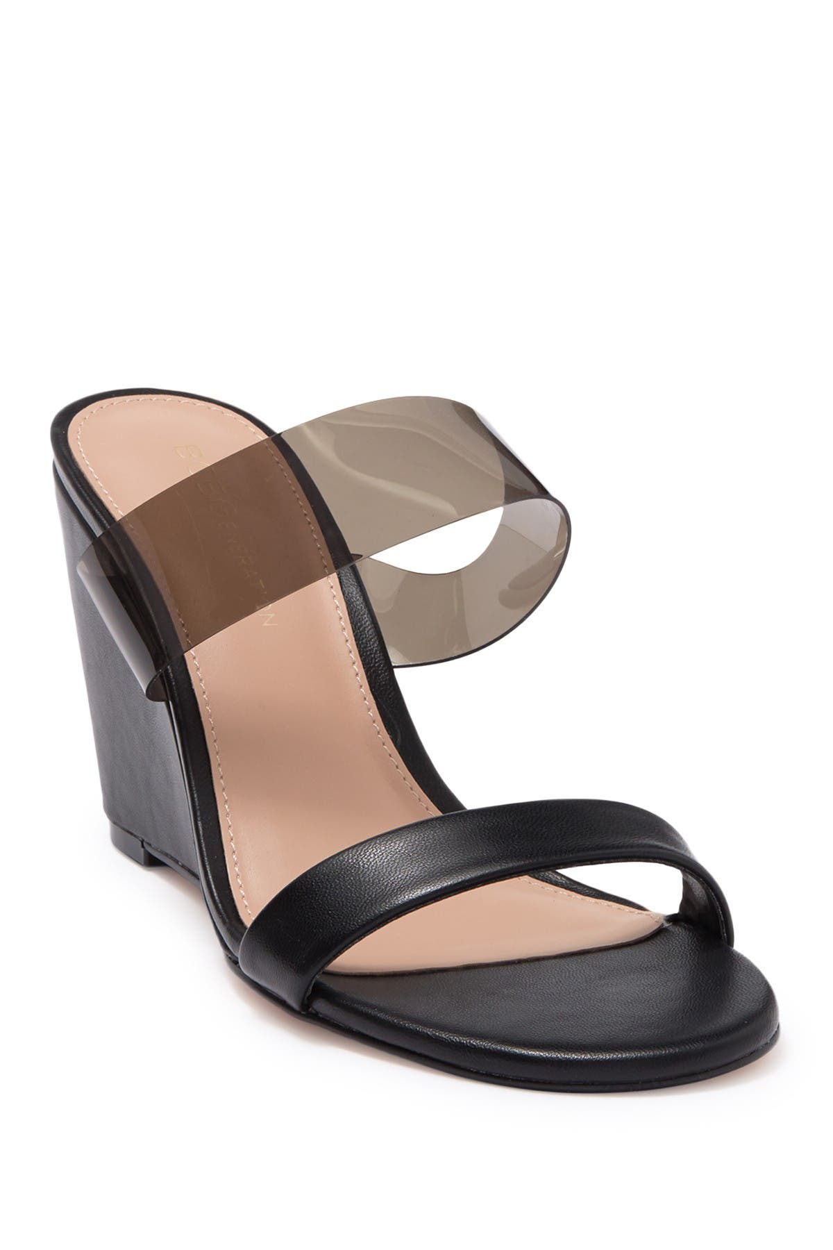 bcbg black sandals