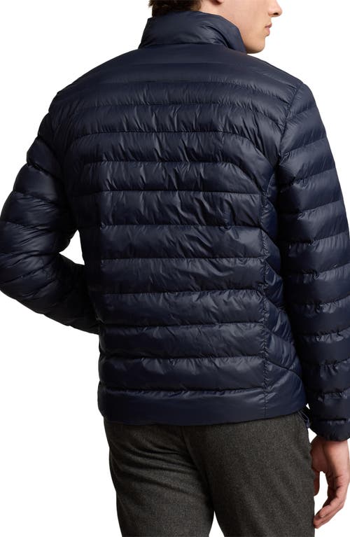 Shop Polo Ralph Lauren Packable Puffer Jacket In Collection Navy